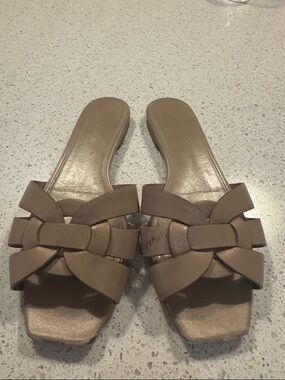 Saint Laurent Tribute sandal flats size eu39